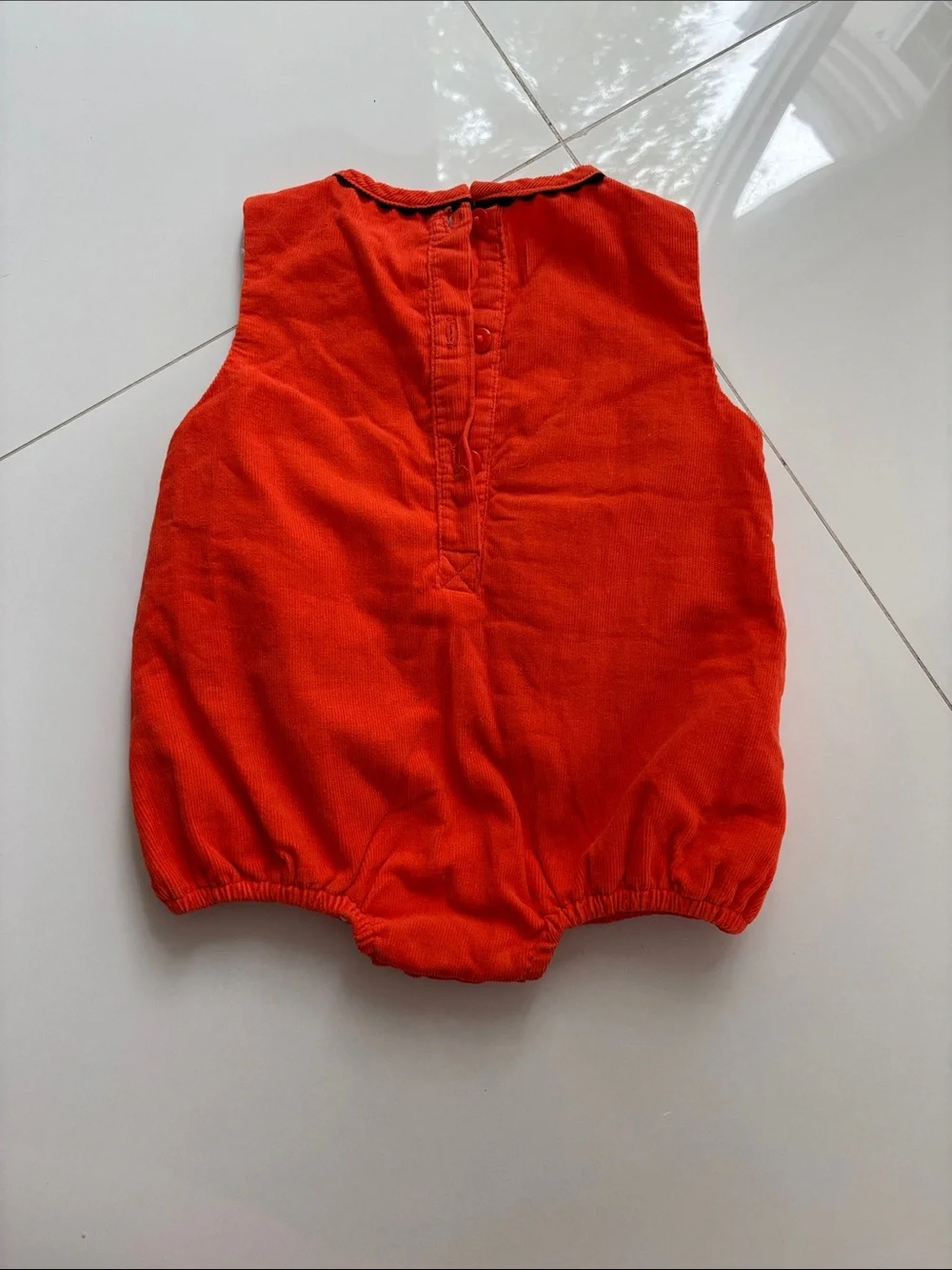 Baby Pumpkin Romper Halloween Costume 🧡